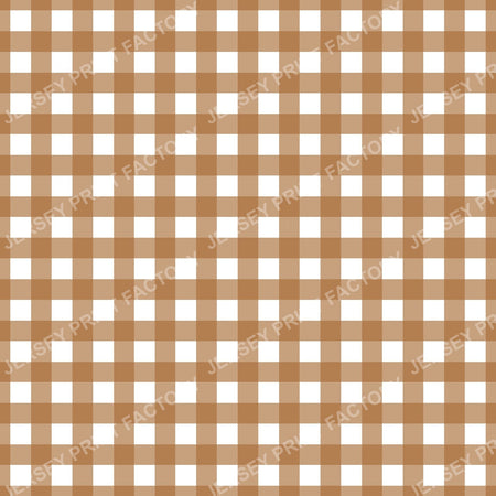 Classic gingham check in baby brown