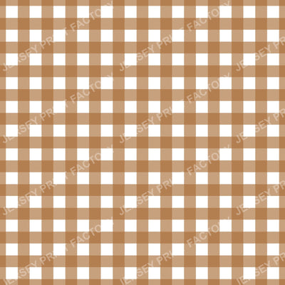 Classic gingham check in baby brown