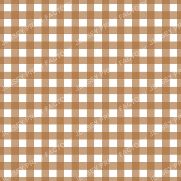 Classic gingham check in baby brown