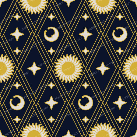 Astro-Harlequin Diamond Light - Midnight Hearth