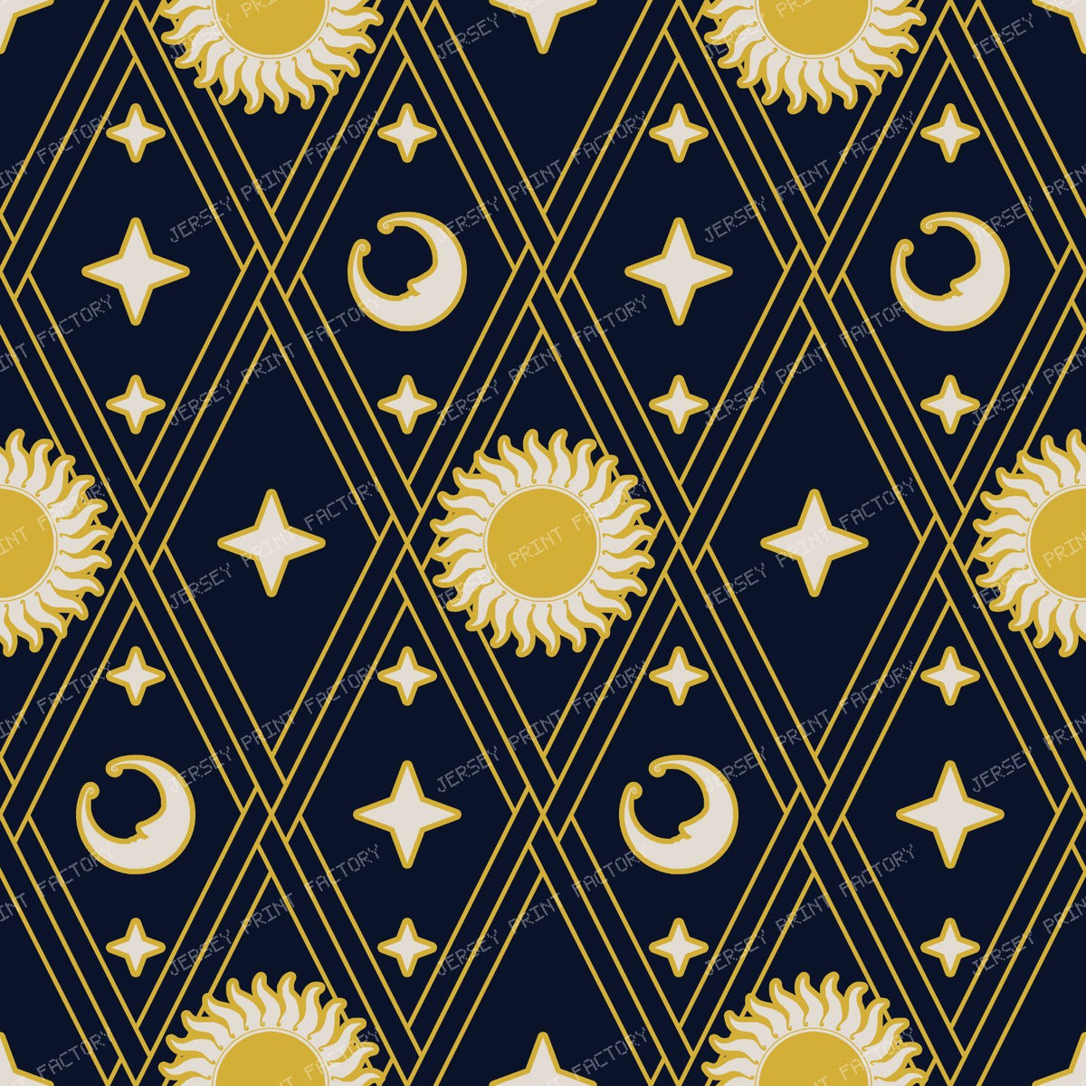 Astro-Harlequin Diamond Light - Midnight Hearth
