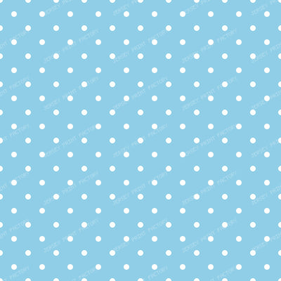 Polka Dots, Polka Dot Pattern, Black and White — Blue 1