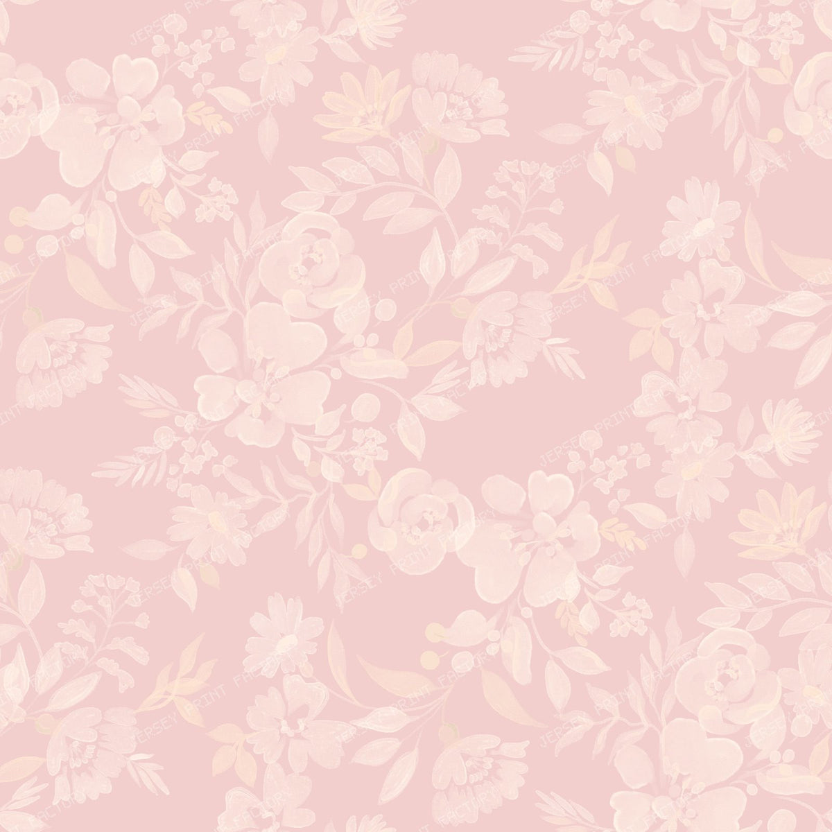 Bella   Watercolour Tonal Floral   Beige — Pale Pink