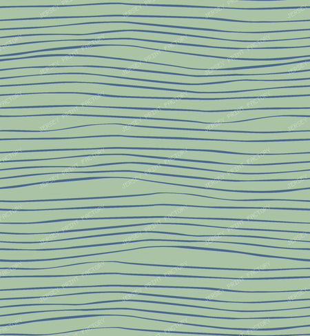 Flora Nouveau Stripe Green