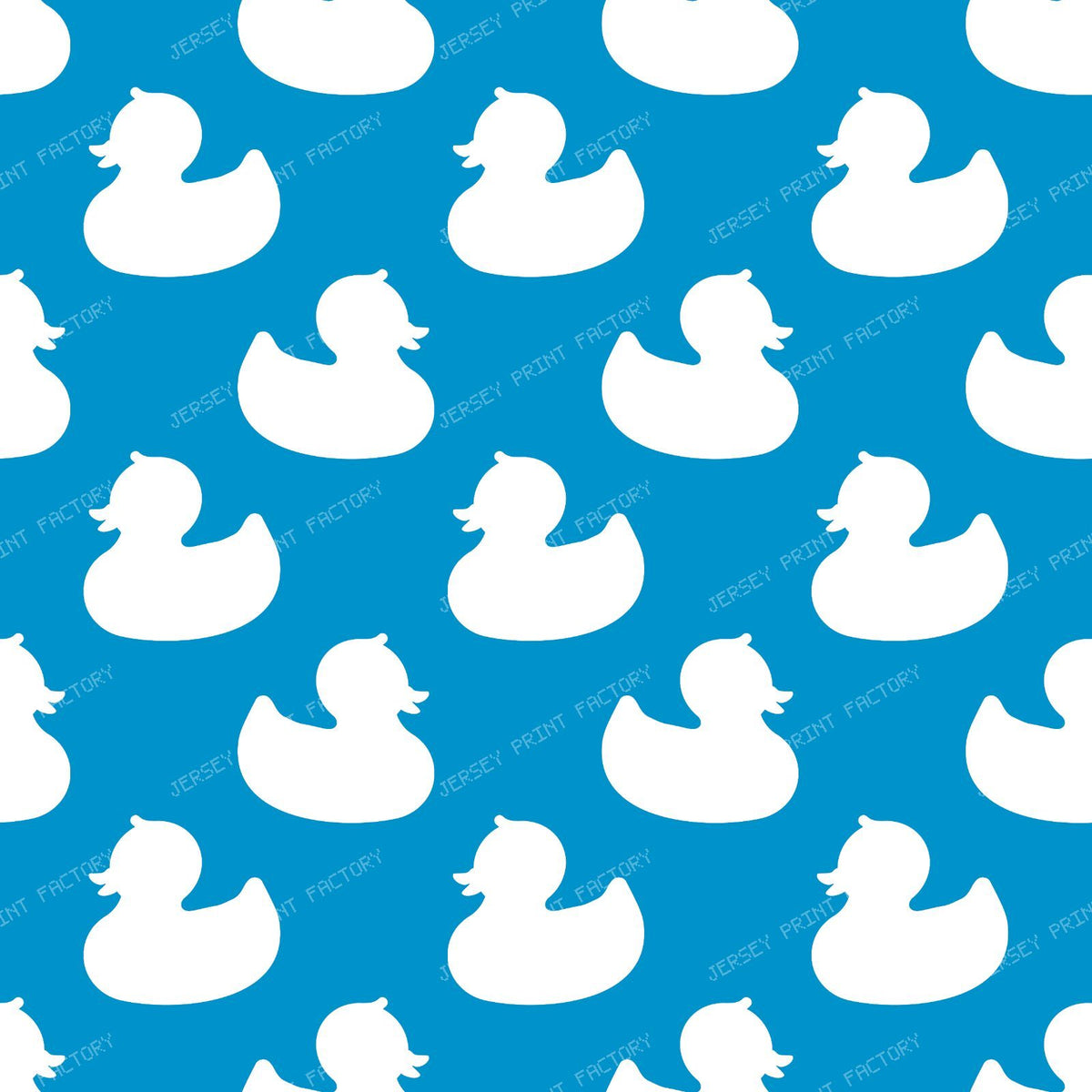 Pattern Of Ducks, Cute Ducks, Duck Silhouette, Duckling, Black — Blue 3