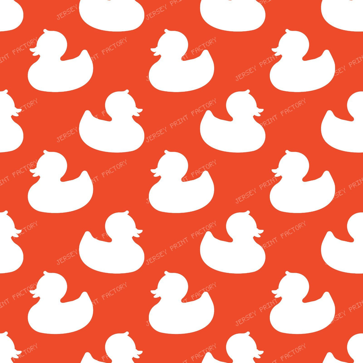 Pattern Of Ducks, Cute Ducks, Duck Silhouette, Duckling, Black — Red 1