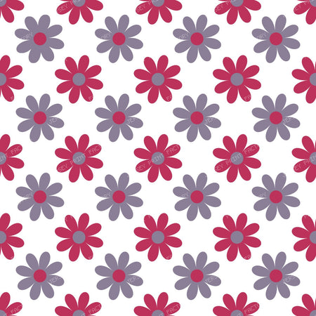 Pink Flowers, Purple Flowers, Pattern Of Flowers