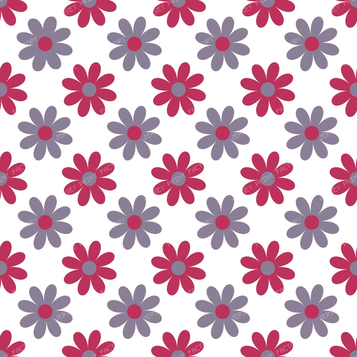 Pink Flowers, Purple Flowers, Pattern Of Flowers