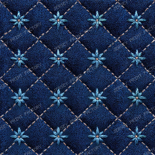 Cornflower Sashiko