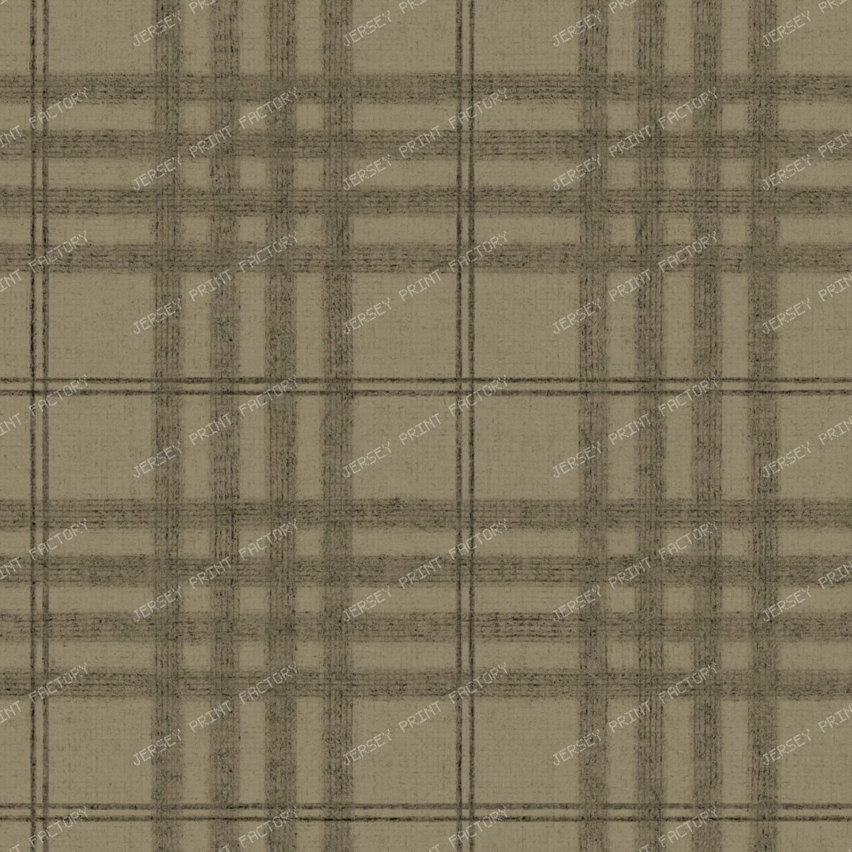 Emma   Burlap Stripe   White & Grey — Olive Green
