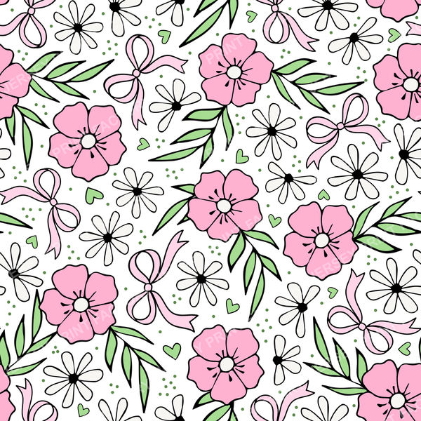 Coquette Meadow Wildflower Floral In Pink