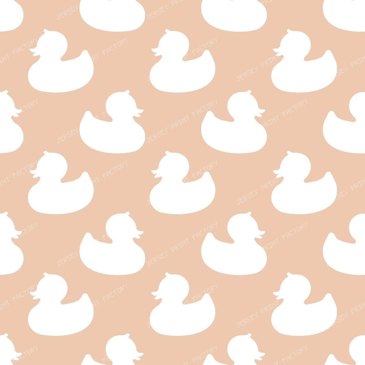 Pattern Of Ducks, Cute Ducks, Duck Silhouette, Duckling, Black — Beige 3