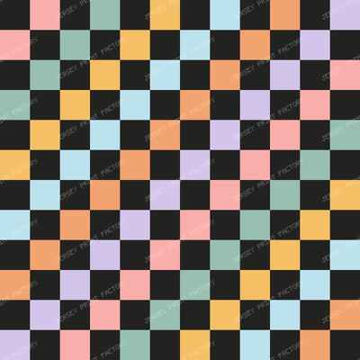Colorful Squares, Checkered Pattern, Geometric Pattern