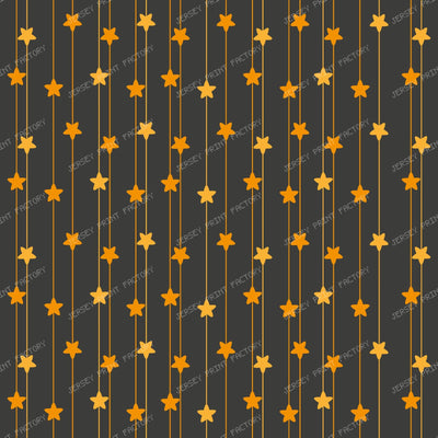 Pattern Of Stars, Colorful Stars, Stars Garland — Orange 1