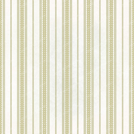 Braided ticking stripes in light olive