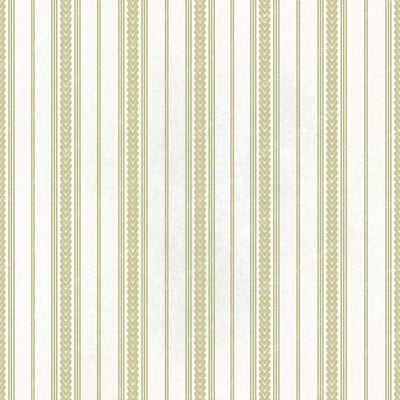 Braided ticking stripes in light olive