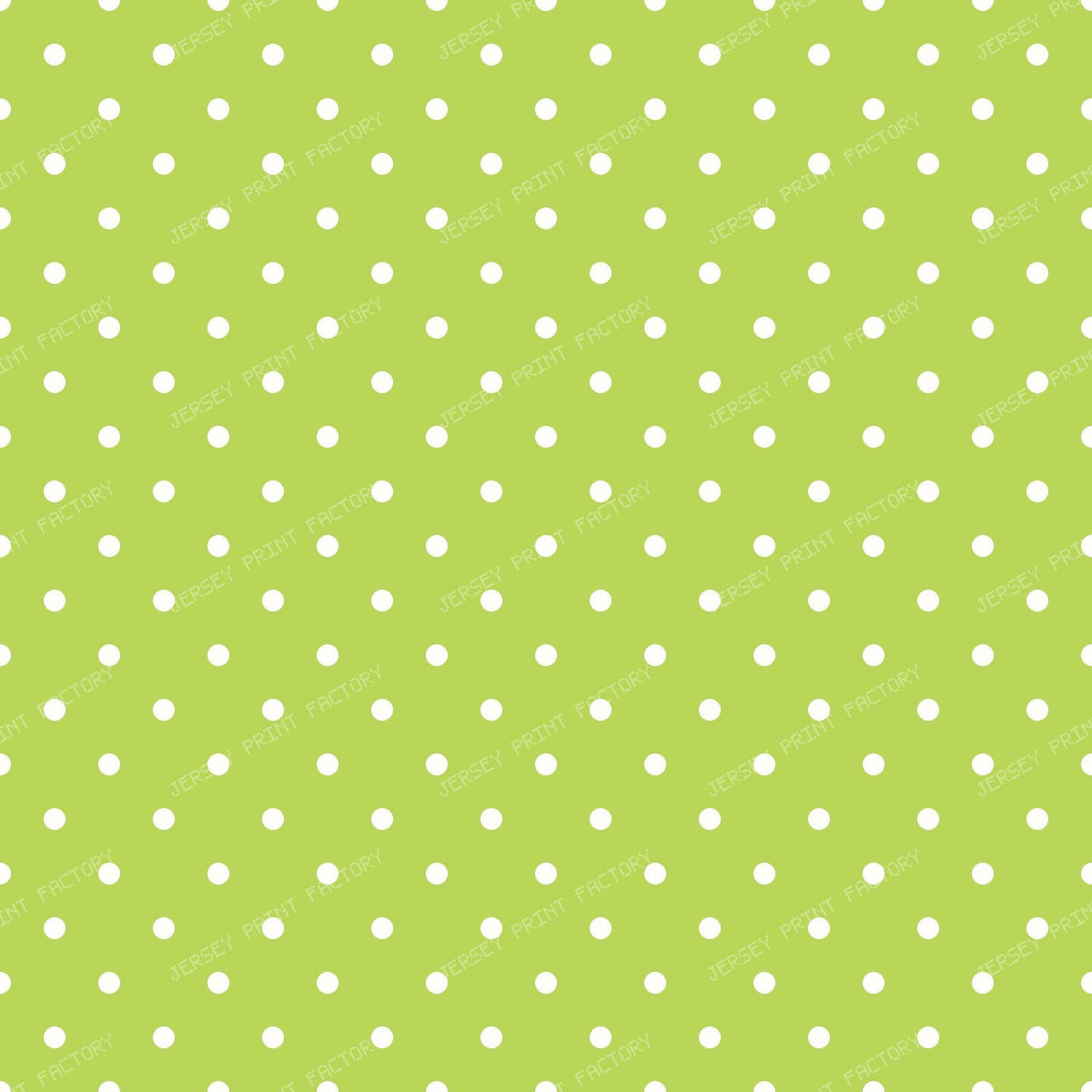 Polka Dots, Polka Dot Pattern, Black and White — Green 1