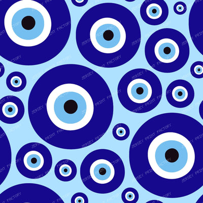 Evil Eye Pattern, Turkish Eye, Mati, Mataki, Hamsa, Nazar — Blue 1