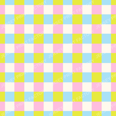 Neon Rainbow Plaid Pattern. Bright Multicolor Check. Orange — Blue/pink