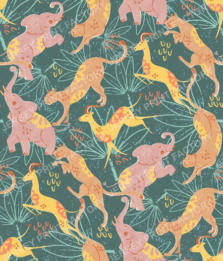 Wild Orient Animals | Dark Green