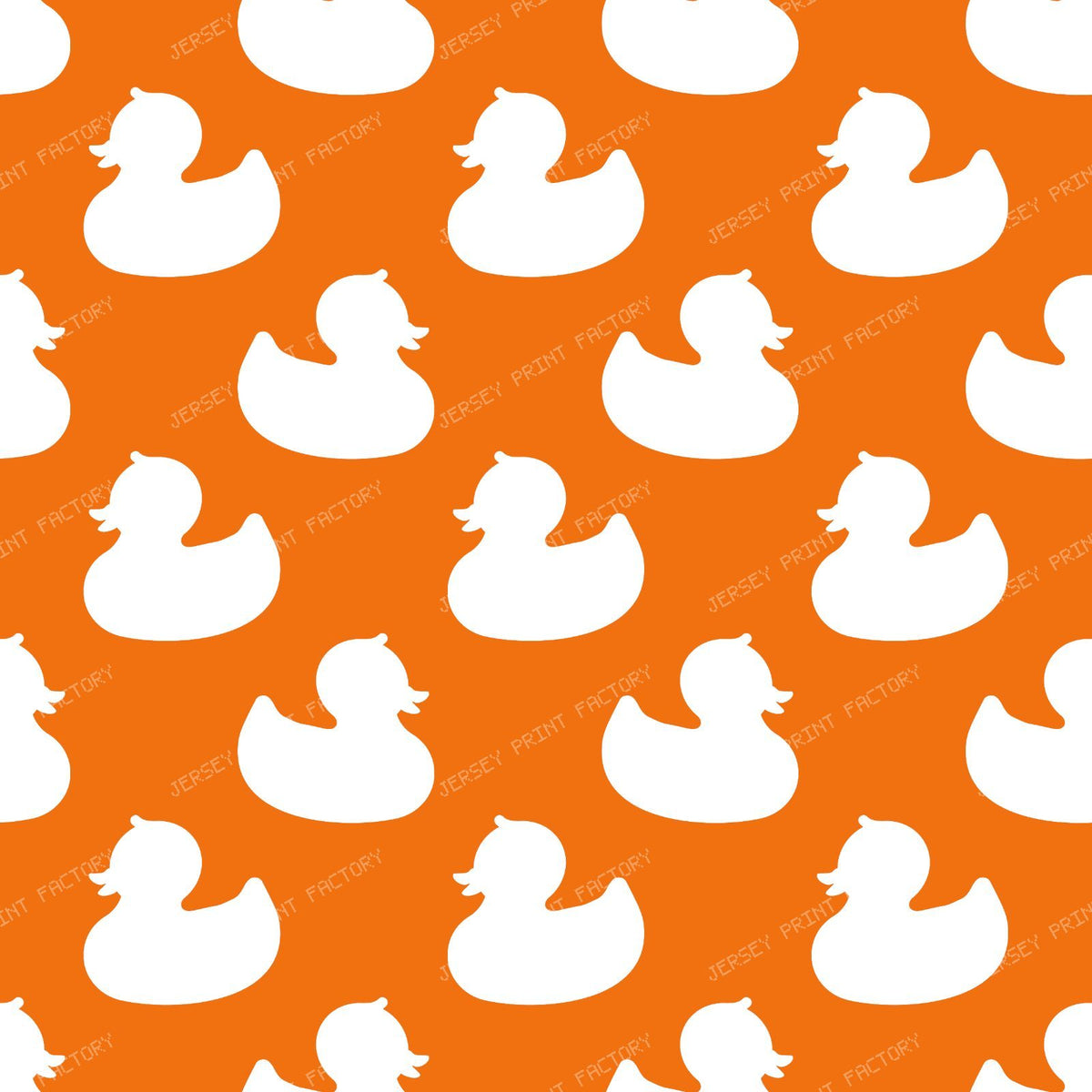 Pattern Of Ducks, Cute Ducks, Duck Silhouette, Duckling, Black — Orange 2