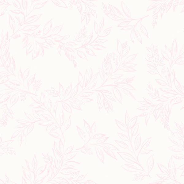 Alice   Linear Trailing Leave    White & Pink