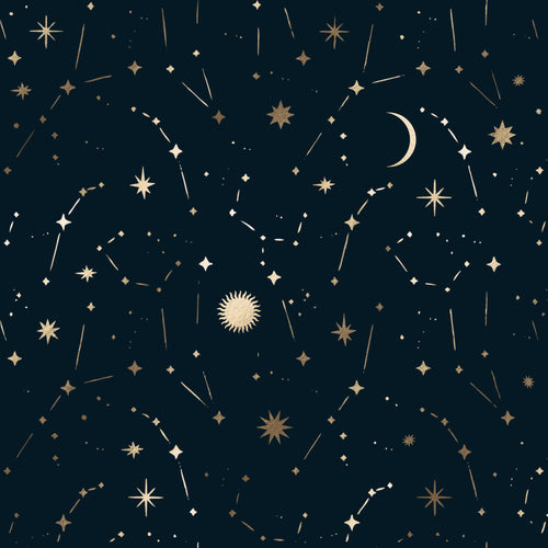 Celestial Night Sky Pattern