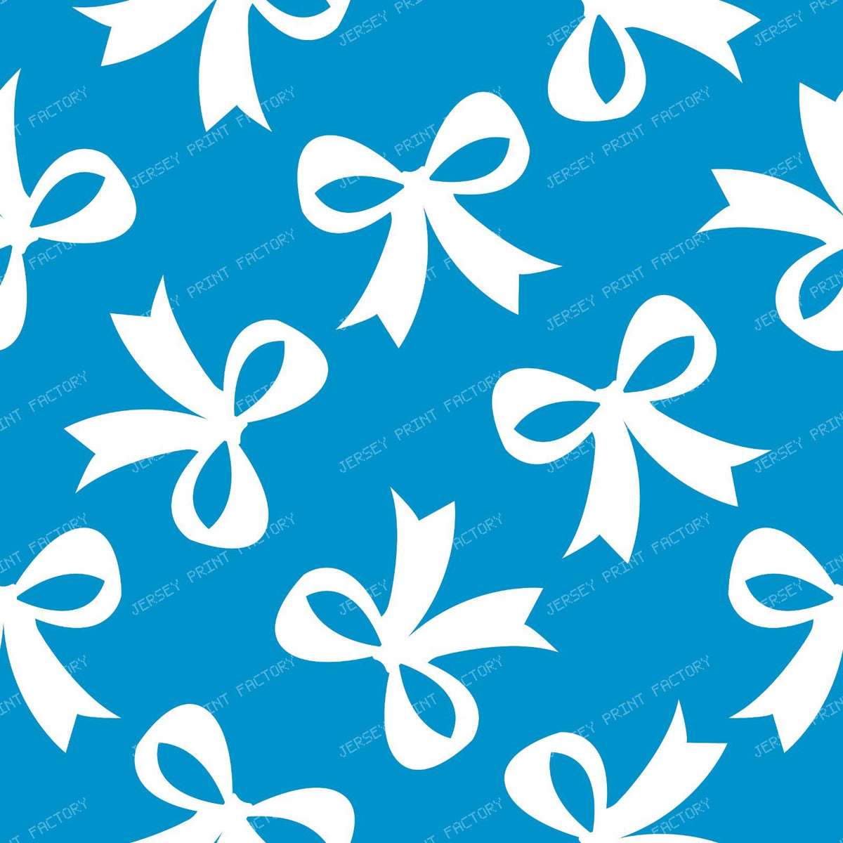 Bow Pattern, Coquette Bow, Ribbon, Cute Bow, White Bow, Black — Blue 3