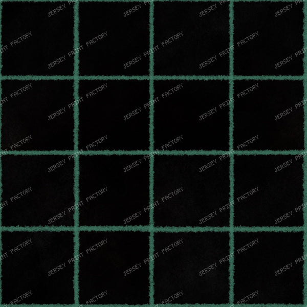 Pink Chalk Line Grid on Black Modern Minimalist Geometric Pattern — Black and Green