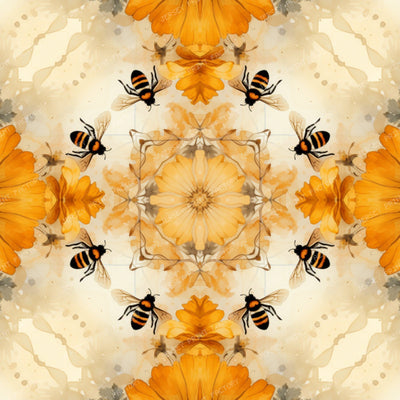 Rocky Mountain Bees And Flowers Sm