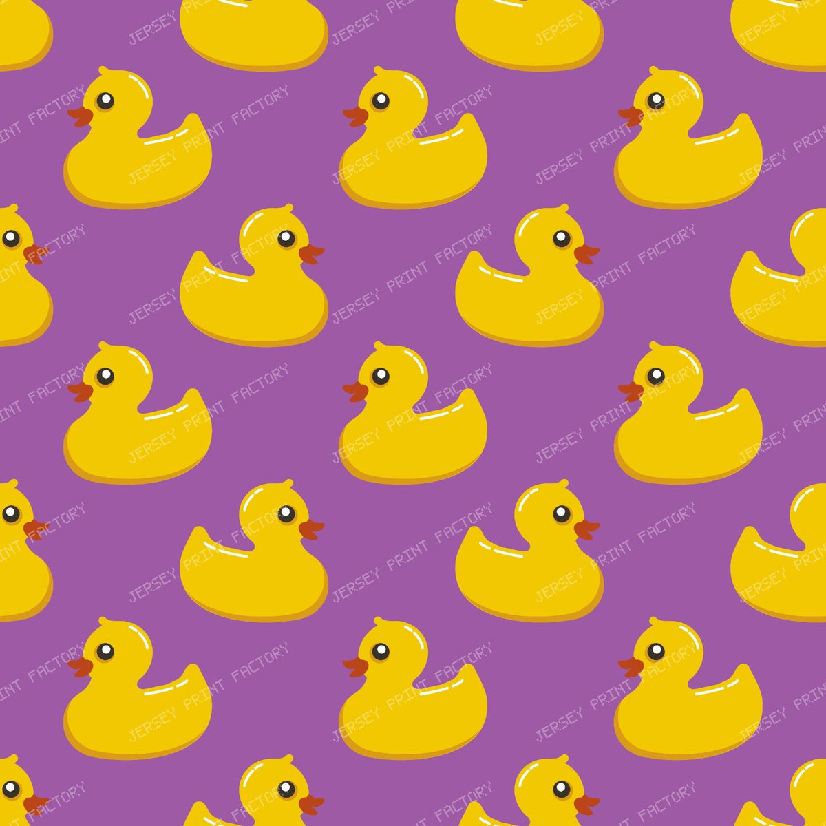 Pattern Of Ducks, Cute Ducks, Rubber Ducks, Yellow Ducks — Purple 1