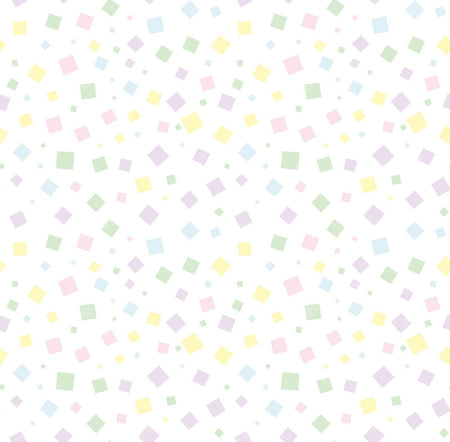 Minimalist Pastel Geometric Confetti