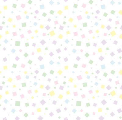 Minimalist Pastel Geometric Confetti