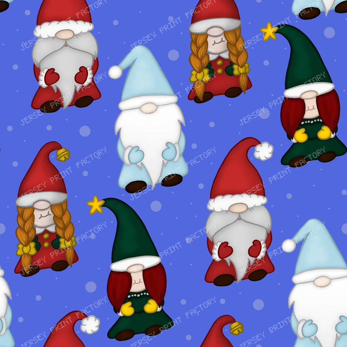 Fabric in Chilly Gnomies (Large)