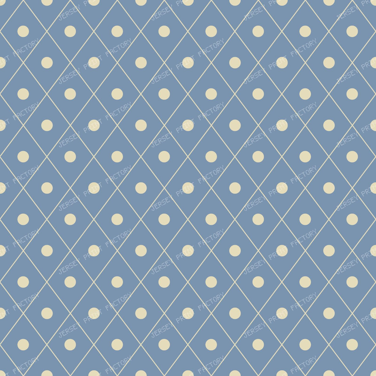 Blue Diamond Pattern, Argyle, Polka Dots, Geometric Pattern — Blue 3