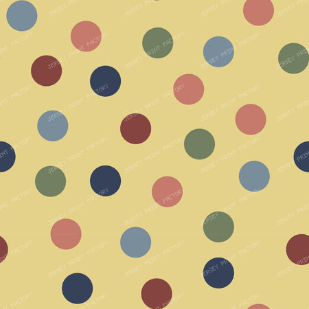 Polka Galore Multicolor M — Soft Yellow