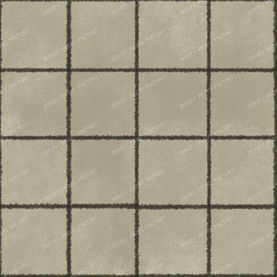 Pink Chalk Grid Lines, check, squares, — Cream and Grey