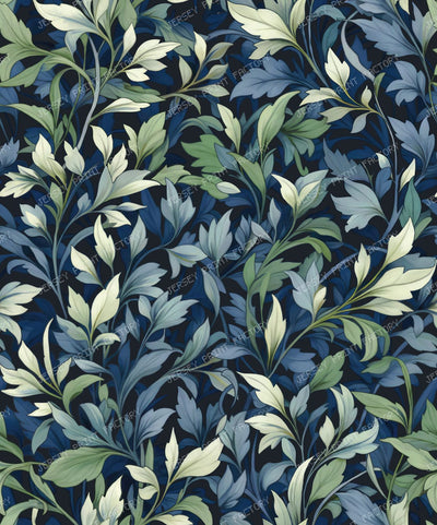 William Morris Pimpernel green — Brown