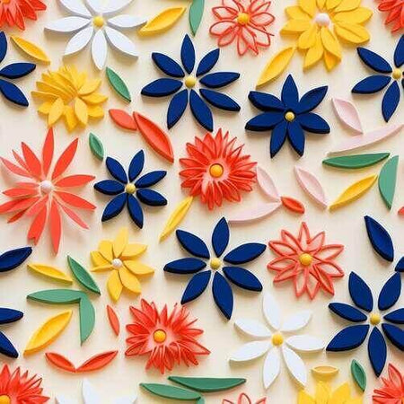 3D Papercraft Floral Garden