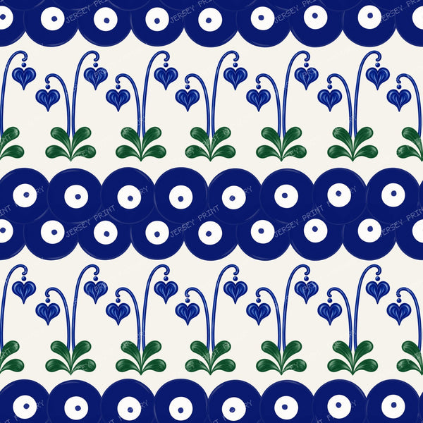 Polish Pottery Bleeding Hearts And Mosquito Dots