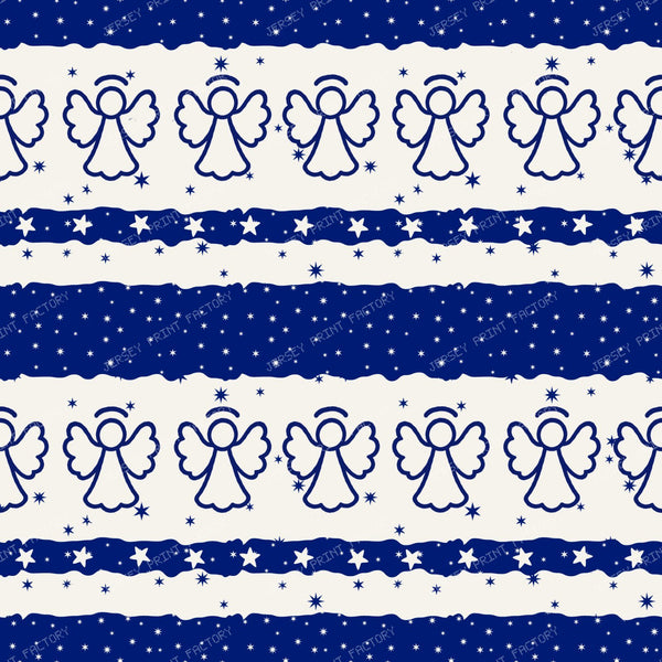 Polish Pottery Divinity Heavenly Angels Dark Cobalt Blue