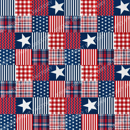 4th Of July Patchwork 10a