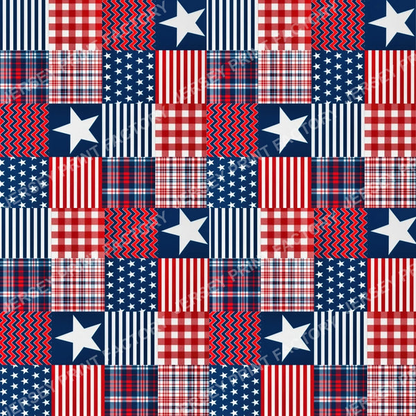 4th Of July Patchwork 10a