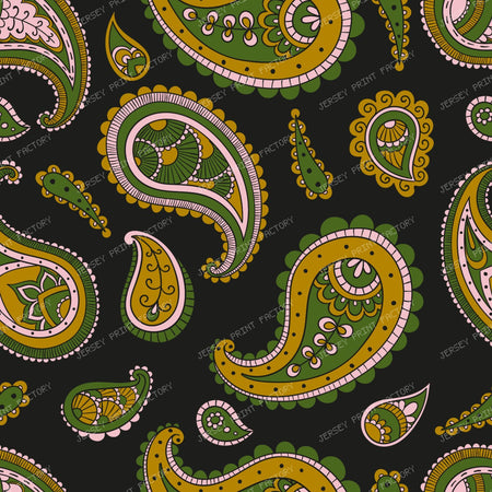 Blue Paisley, Persian Paisley, Paisley Pattern — Colorful 29