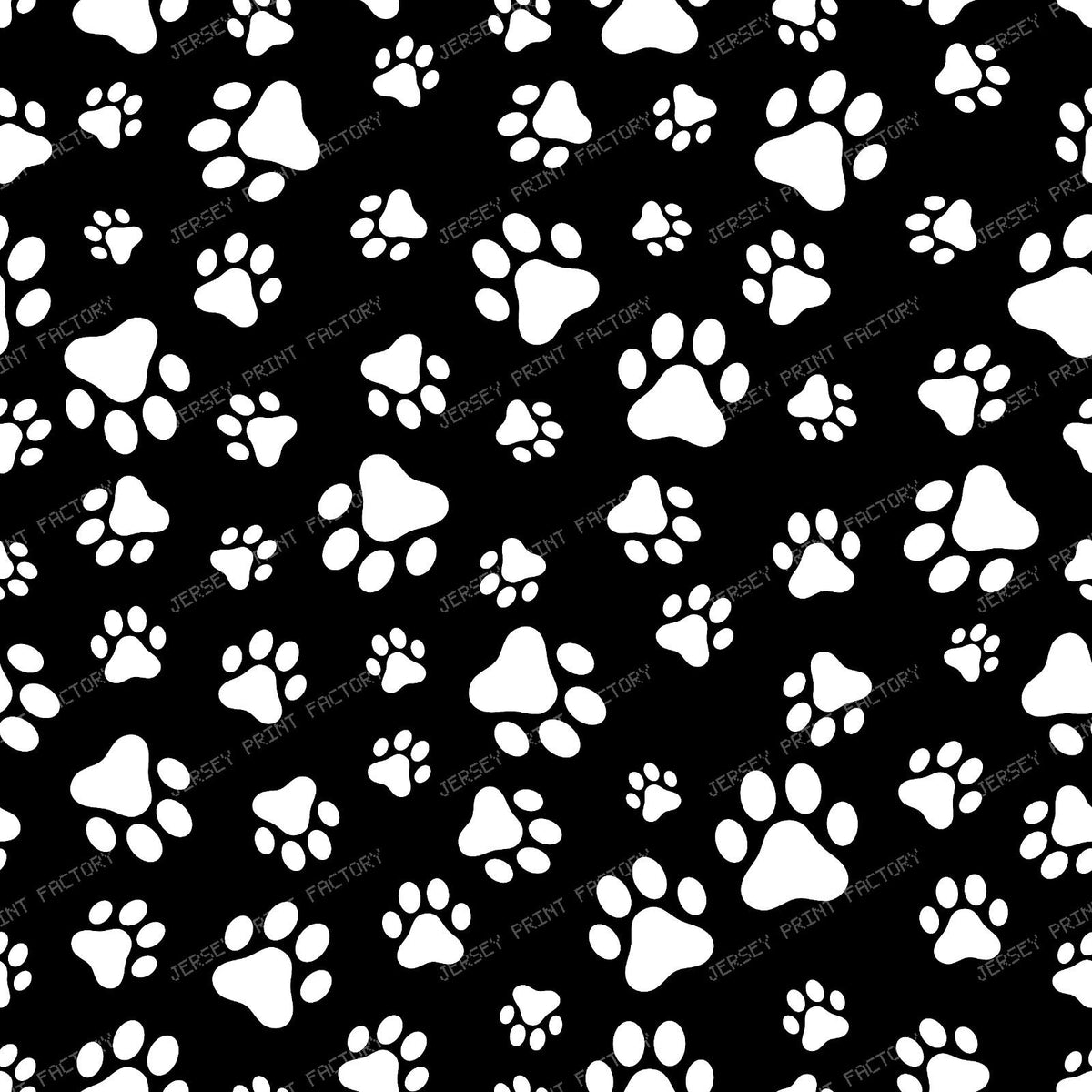 Pattern Of Paws, Dog Paws, Black and White — Black and White 2