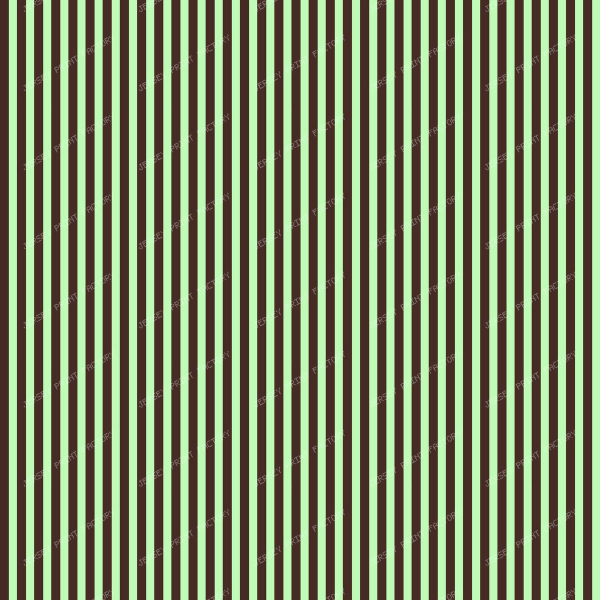 Chocolate Brown and Mint Green Stripes