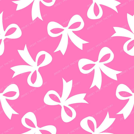 Bow Pattern, Coquette Bow, Ribbon, Cute Bow, White Bow, Black — Pink 3
