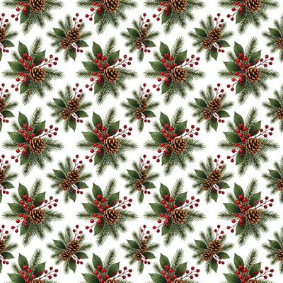 Christmas Botanical Berries Pinecones