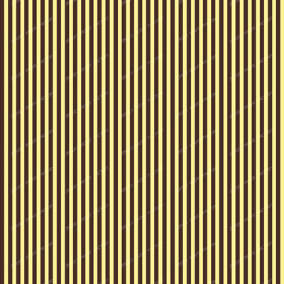 Chocolate Brown and Pastel Yellow Stripe