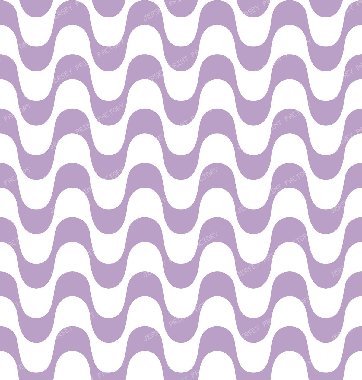 Black and White Copacabana Pattern, Copacabana Sidewalk, Beach Pattern — Purple 2